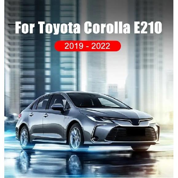 Carbon Fiber Chrome Car Door Handle Bowl Cup Protective Cover Trim Cap Sticker Protector For Toyota Corolla Altis E210 -