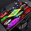 Geometry Dash Mouse Pad - Non-Slip Rubber Base, Smooth Surface for Work,Gaming,Office,And Home Use, Desk Mouse Pad