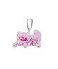 WACKY WILLY Friends Glitter Keyring Purple