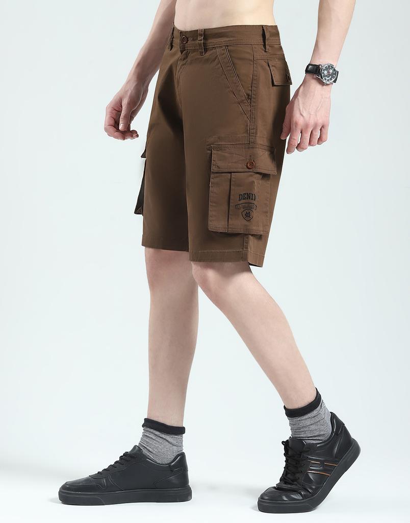 MONTE CARLO Men's Solid Regular Fit Short