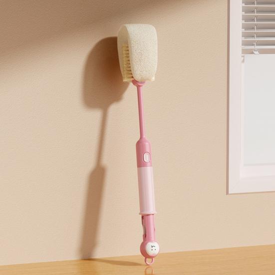 1/2Pcs 6-in-1 Water Bottle Cleaning Brush Food-Grade Bristles Multifunctional Bottles Straws Cups Mugs Scrubber Travel-Friendly Cleaning Tool