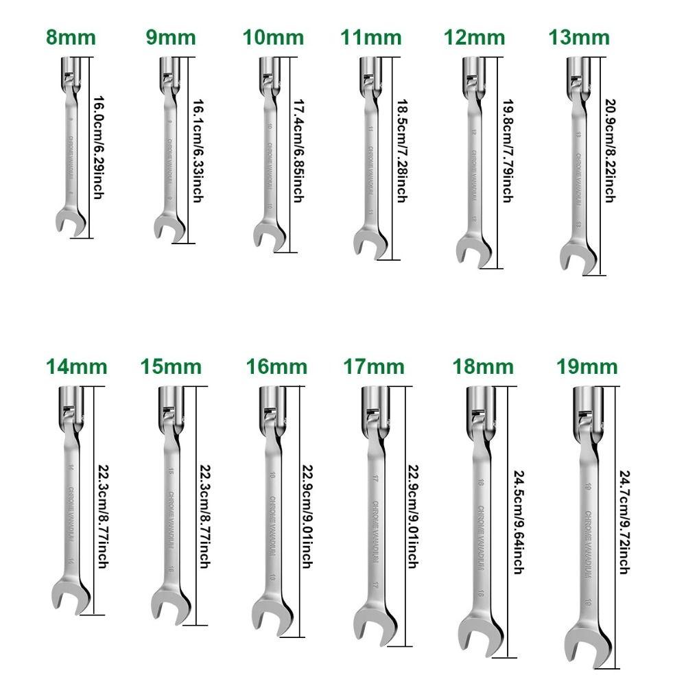 Torx Dual-Purpose Wrench Rotatable Torx Wrench Tool Open-End Wrench