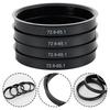 Centering Rings For T5 Hub Centering Rings Aluminum Alloy Easy Installation Hassle-free Setup Precision Engineered