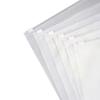 10/15Pcs Reusable Zipper Bag PE Frosted Transparency Plastic Waterproof Travel Packing For Clothes Underwear Classified