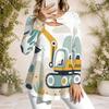 Women Plus Size Long Sleeve Loose Top Metal Ring Neck Detail For Casual Daily Wear