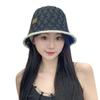 Min Woven Breathable Straw Hat for Women, Japanese Style, Sun Protection Bucket Hat, Makes the Face Look Smaller, Suitable for Beach Vacations