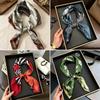 100% Mulberry Silk Scarf 70x70cm Square Neck Wrap Outdoor Air Conditioner Shawl Fashion Headscarf