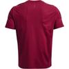 Under Armour Solid Color Brand Logo Running Breathable Short Sleeve T-Shirt Men Tops Pink 1370338-664