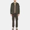 STONE ISLAND Μονόχρωμο Ζακέτα με Φερμουάρ Μακρύ Μανίκι Ανδρικά μπουφάν Στρατιωτικό Πράσινο K1S154100091S0010V0054