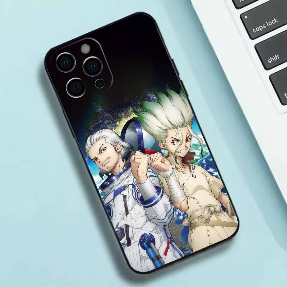 Anime Dr. S-STONE  Phone Case Silicone Soft For IPhone 17 16 15 14 13 12 11 X XR Plus Pro Max Plus