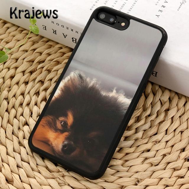 Krajews Pomeranian Puppy Dog Phone Case Cover For iPhone 16 15 14 Plus XS XR 11 12 Mini 13 Pro Max Coque Shell Fundas