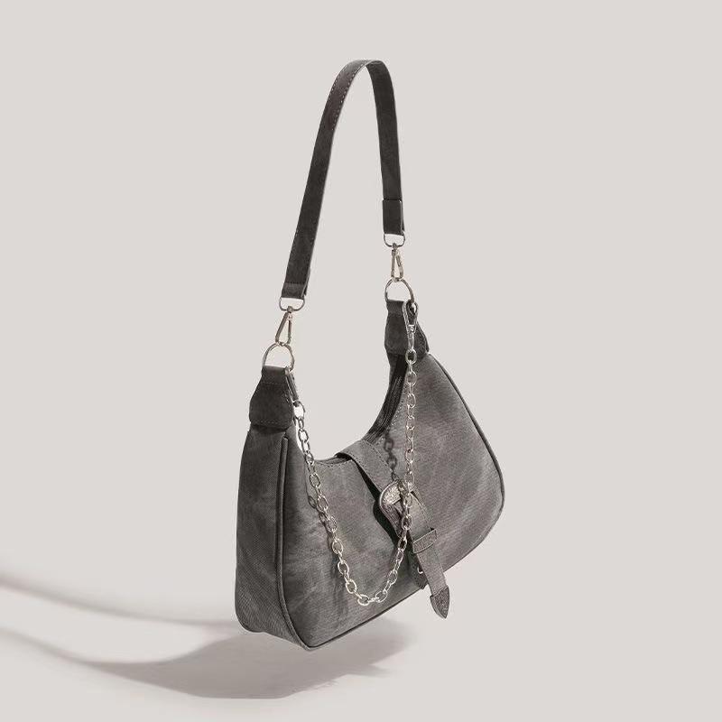 High-quality Vintage Single-shoulder Bag, Leather Bag At The Armpit, Chain Handbag