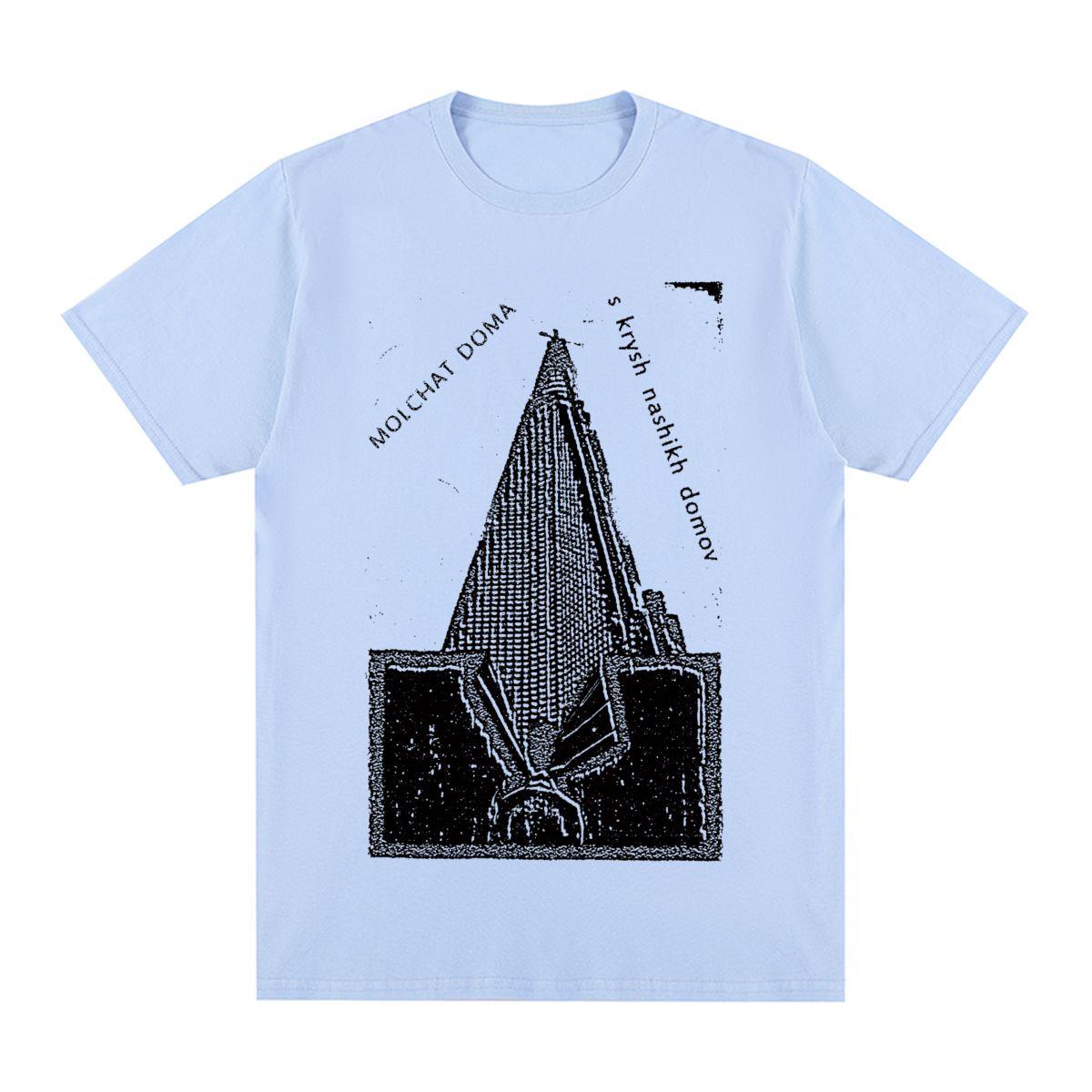 Molchat Doma Винтажная футболка Хлопок Классика Белорусская группа Этажи Мужская футболка Новая футболка Футболка Женские топы 4XL