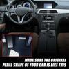 4Pcs Gas Brake Pedal Footrest Cover For Mercedes-Benz C E S GLK SLK CLS SL Class