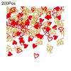 100/200 buc. Ziua Îndrăgostiților Artizanat pentru petrecere de nuntă Confetti Creați o atmosferă Petrecere colorată cu mai multe ocazii