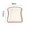 Creative Bread Shaped Ceramic Breakfast Plate Toast Dishes Salad Fruit Snack Tray Household Tableware Dinner