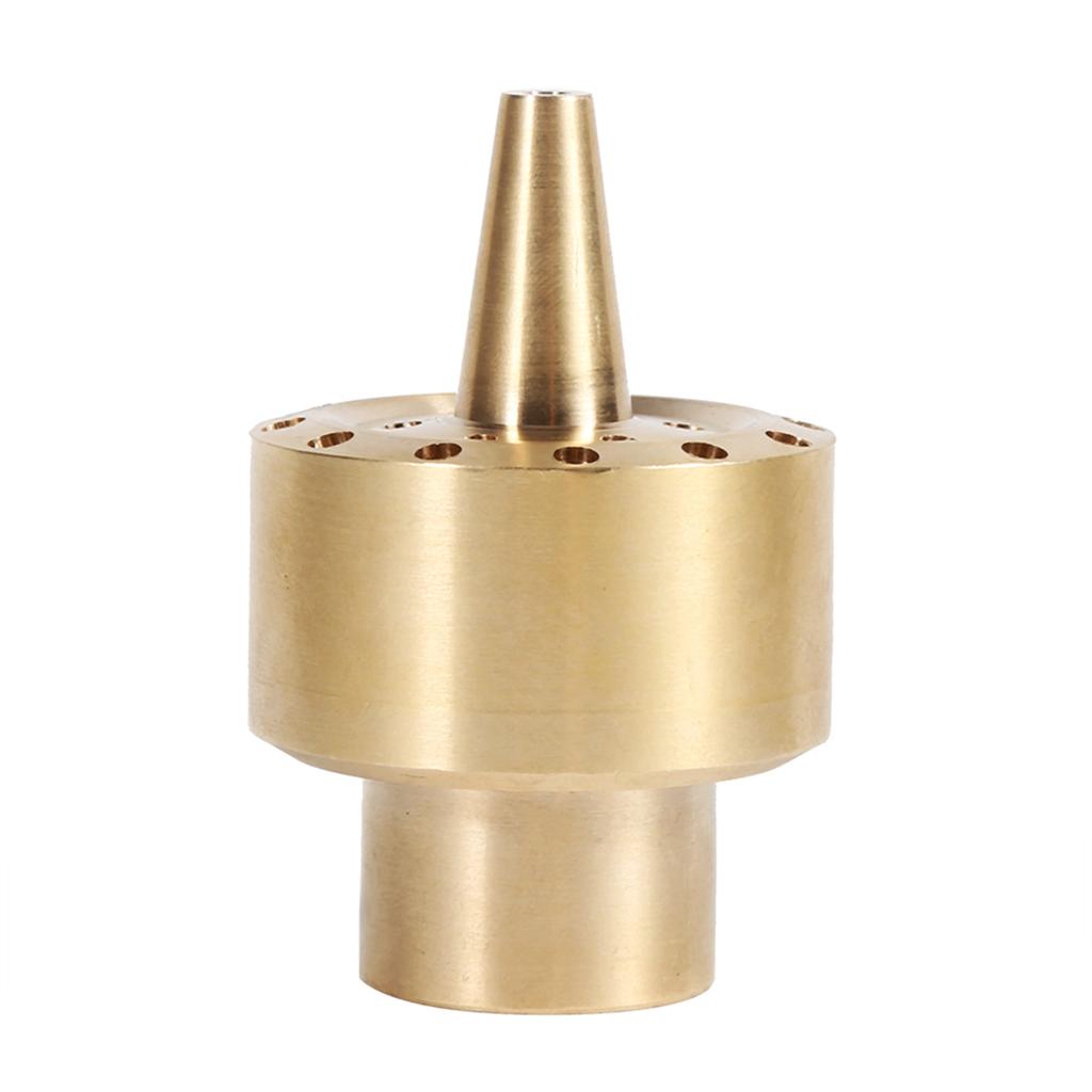 Brass Column Garden Pond Fountain Water Nozzle Sprinkler Spray Head Gold (1Celsius2 )
