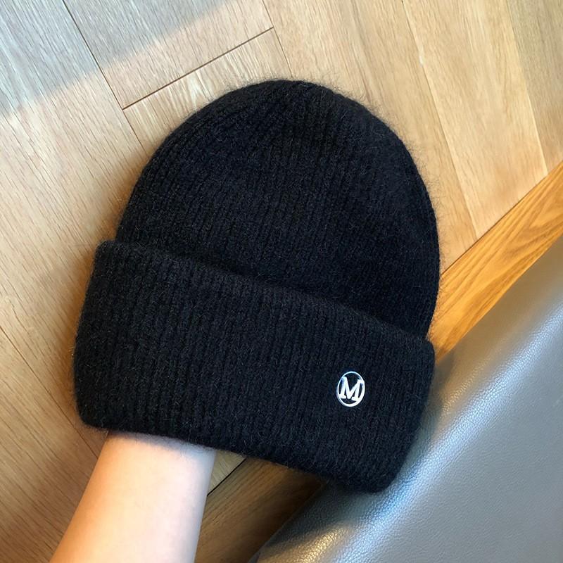 New Winter Women's Woolen Hat, Autumn and Winter Korean-style Versatile Thickened Warm Woolen Hat, Ear-protecting Knitted Hat