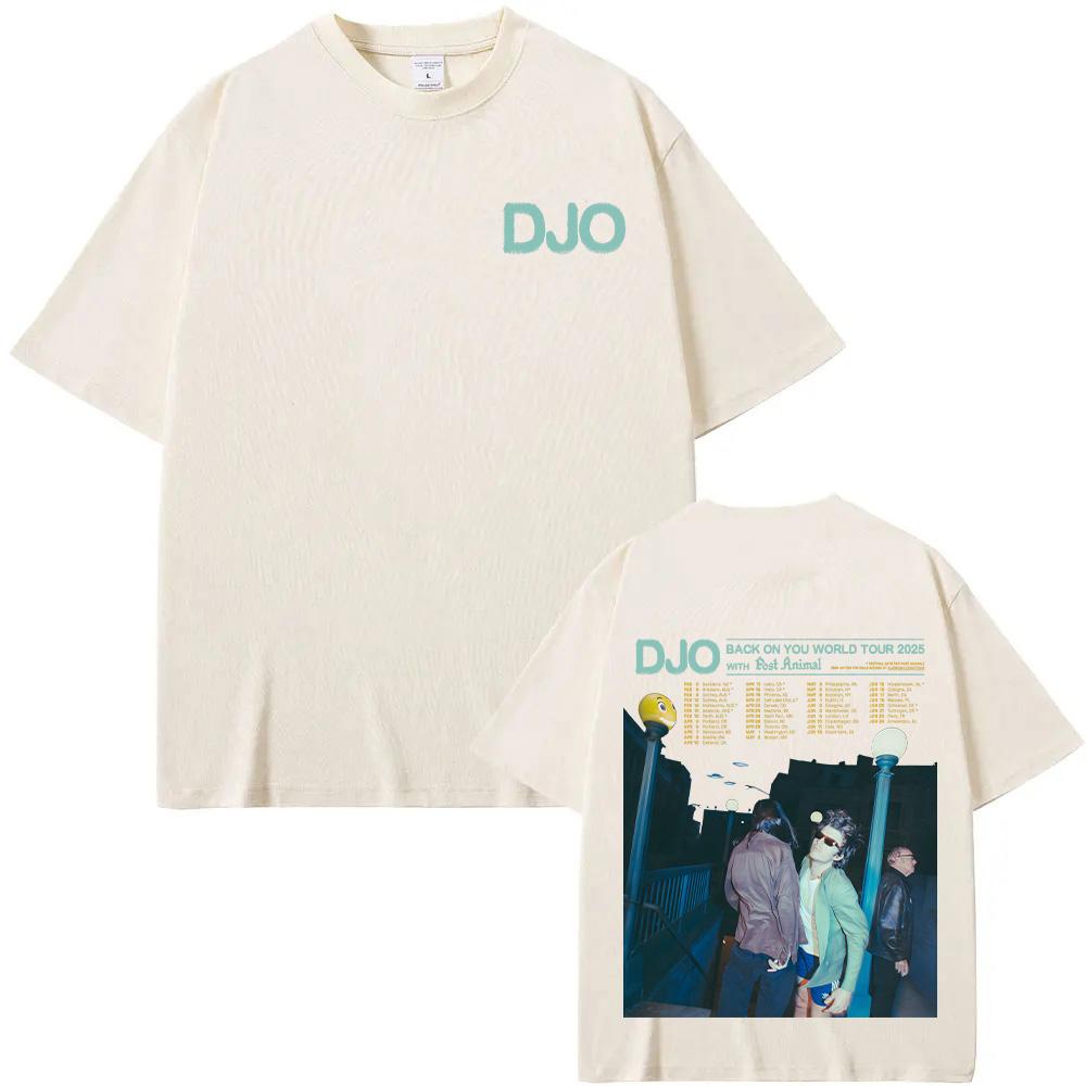 Djo Back On You World Tour 2025 T-shirts Joe Keery New Fans Gift Tee-shirt Unisex Oversized Cotton Streetwear Summer Casual Tops
