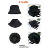 And Bucket Hat Unisex Simple Korean Style Plain Street Casual Hat Cap Outdoor 3 Colors Cap Hat Bucket Hat Safari Unisex Outdoor Street Sports Large