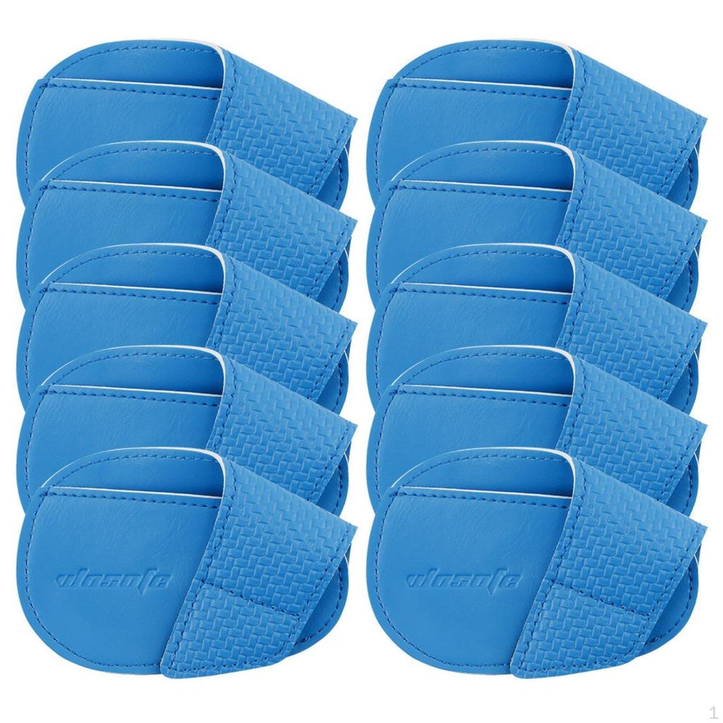 Golf Iron Cover Double Layer Headcover Set Scratch Protection Embroidered Club for