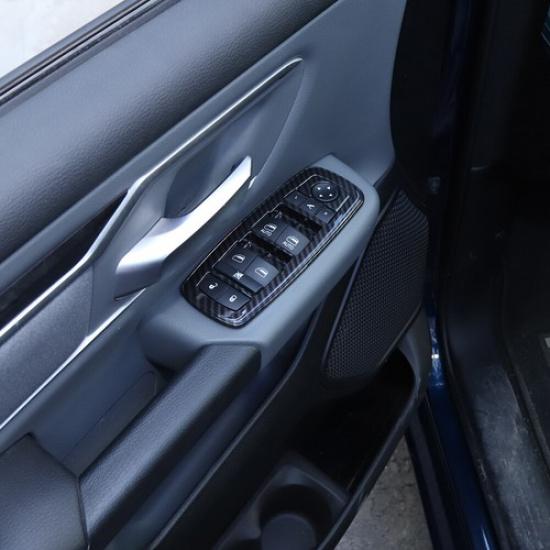 Window Lift Switch Button Panel Cover Trim for Dodge Ram 1500 2018+ Accessories