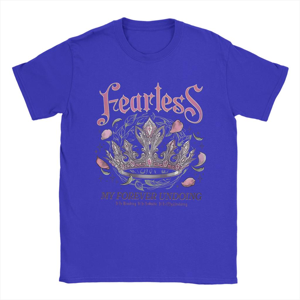 Bookish Romance Fantasy  T Shirts Mens  Pure Cotton Crazy TShirts Crewneck Kai Azer Tee Shirt Short Sleeve Clothes 4XL 5XL 6XL