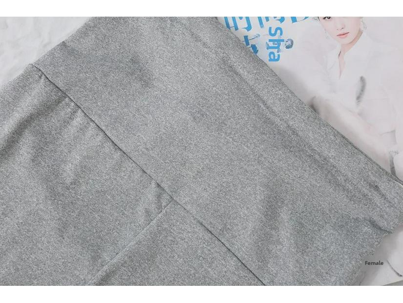 Adjustable Solid Color Maternity Leggings for Spring and Autumn