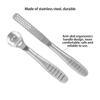 2pcs Stainless Steel Callus Shaver Hard Dead Skin Remover Anti skid Handle Foot Care