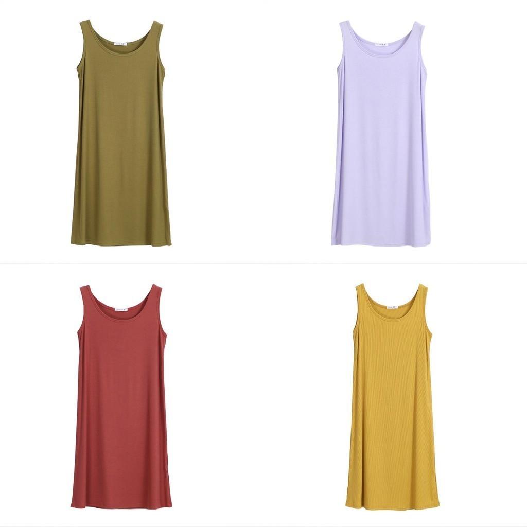 Women Sleeveless Long Tunic Dress With Premium Quality Cotton Blend For Effortless Style
