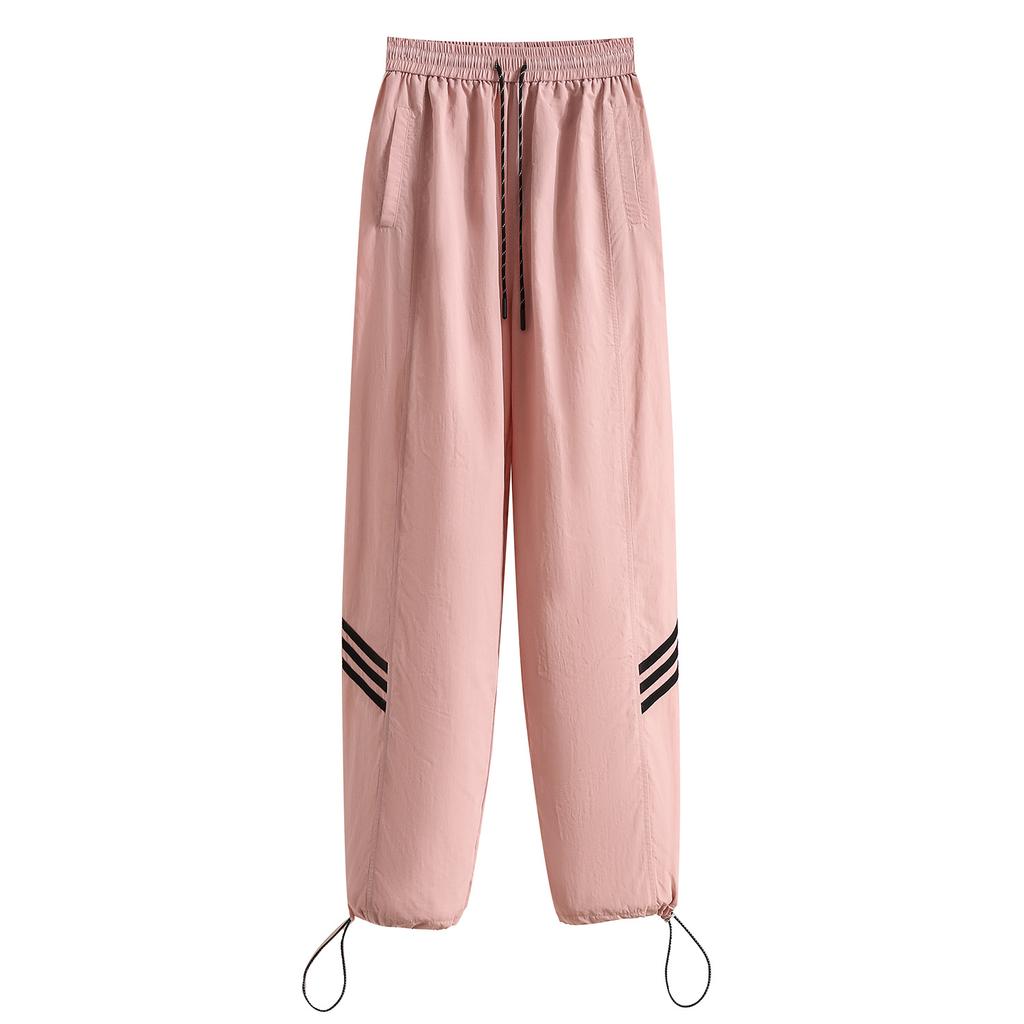 Sommer Neue hoch taillierte und dünne Overalls, dünne lässige Sporthosen