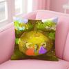 Kwaii Anime Cute My-Mymyberries Art Cushion Cover Pillowcase Short Plush Invisible Zipper Room Sofa Cushion Cover