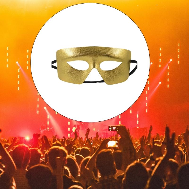 Halloween Party Mask Masquerade Mask Half Face Mask Evening Prom Mask for Men