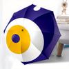 Colorful Evil Eye Amulet Pendant  Protection Charm Jewelry for Good Luck & Safety Umbrella, Portable 3 Fold Compact Umbrella for Men & Women,S217