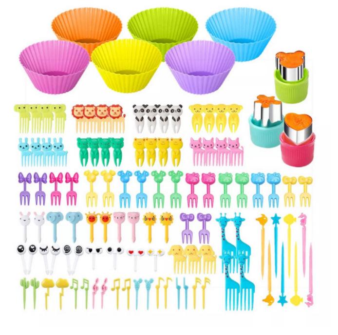 Mickey & Animal Paradise Cute Mini Bento Decoration Picks & Fruit Forks Set