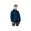 Nike Solid Color Zip-Up Hooded Fitted Long Sleeve Jacket Men Jackets Blue CW6157-451