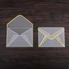 20pcs/batch Thickened Membership Card Retro Transparent Envelope, High-end Hot Stamping Card Small Envelope