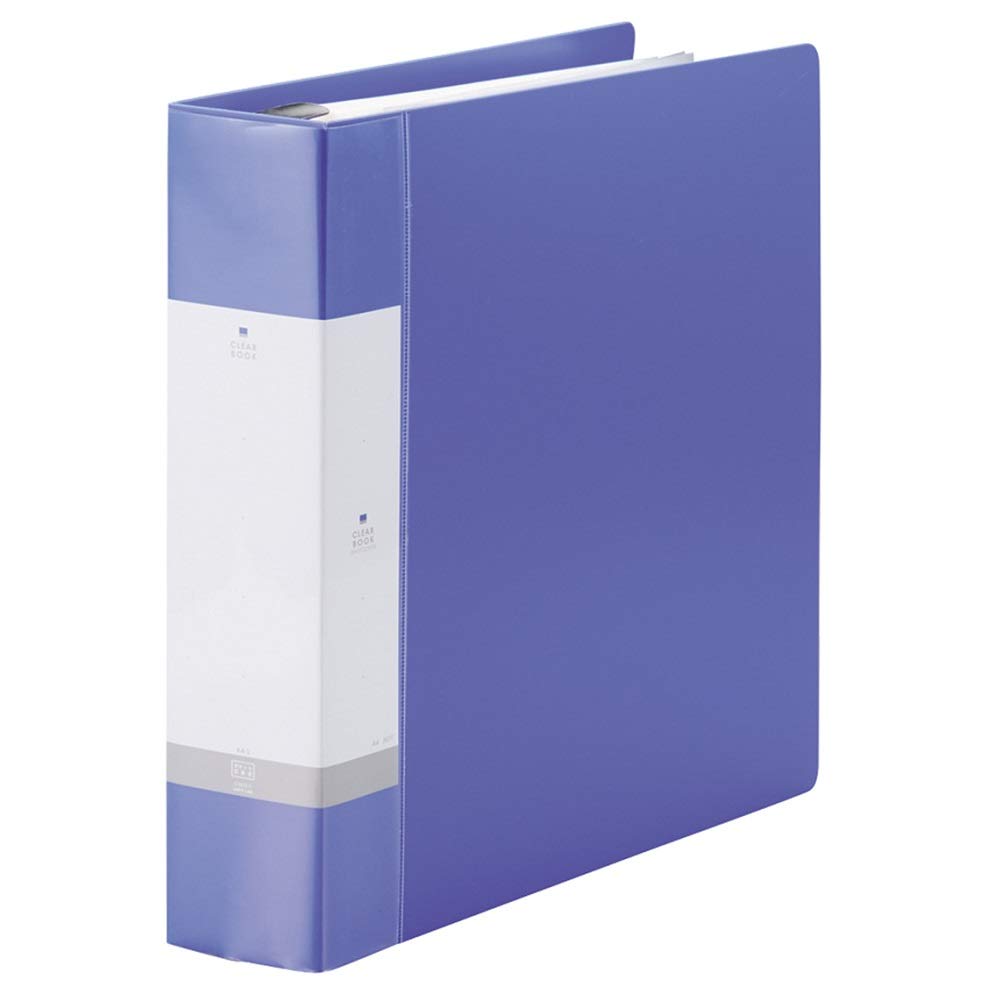

Lihitlove Clear Book Interchangeable A4 30 holes 55 sheets 1 sheet Blue + G3808-8