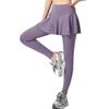 Two-Piece High-Stretch Workout Skirt Shorts for Women - High Waist Yoga Pants for Outdoor Sports