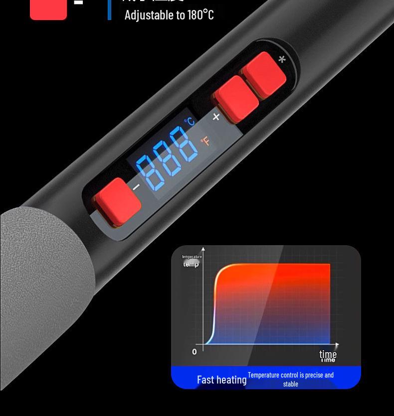 21V Rechargeable Lithium Battery Wireless 90W Electric Soldering Iron