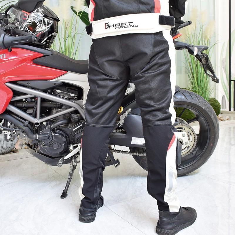 Motorcycle Riding Jacket Pants Set Men Women Breathable Protective Gear Anti-Fall Crash Suit