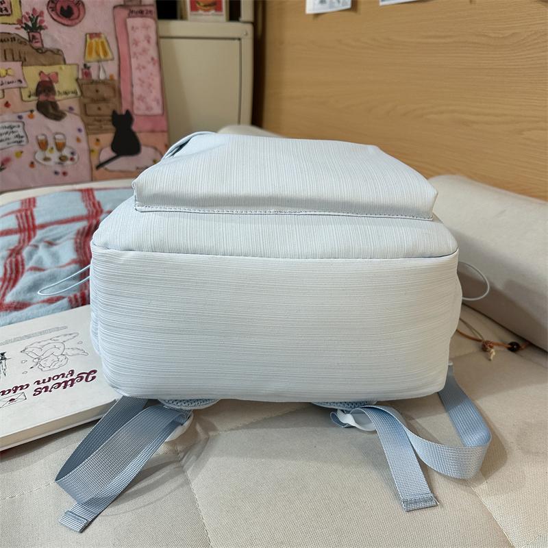 Letter Embroidery Minimalist Backpack for Women – Perfect for School, Work & Daily Use