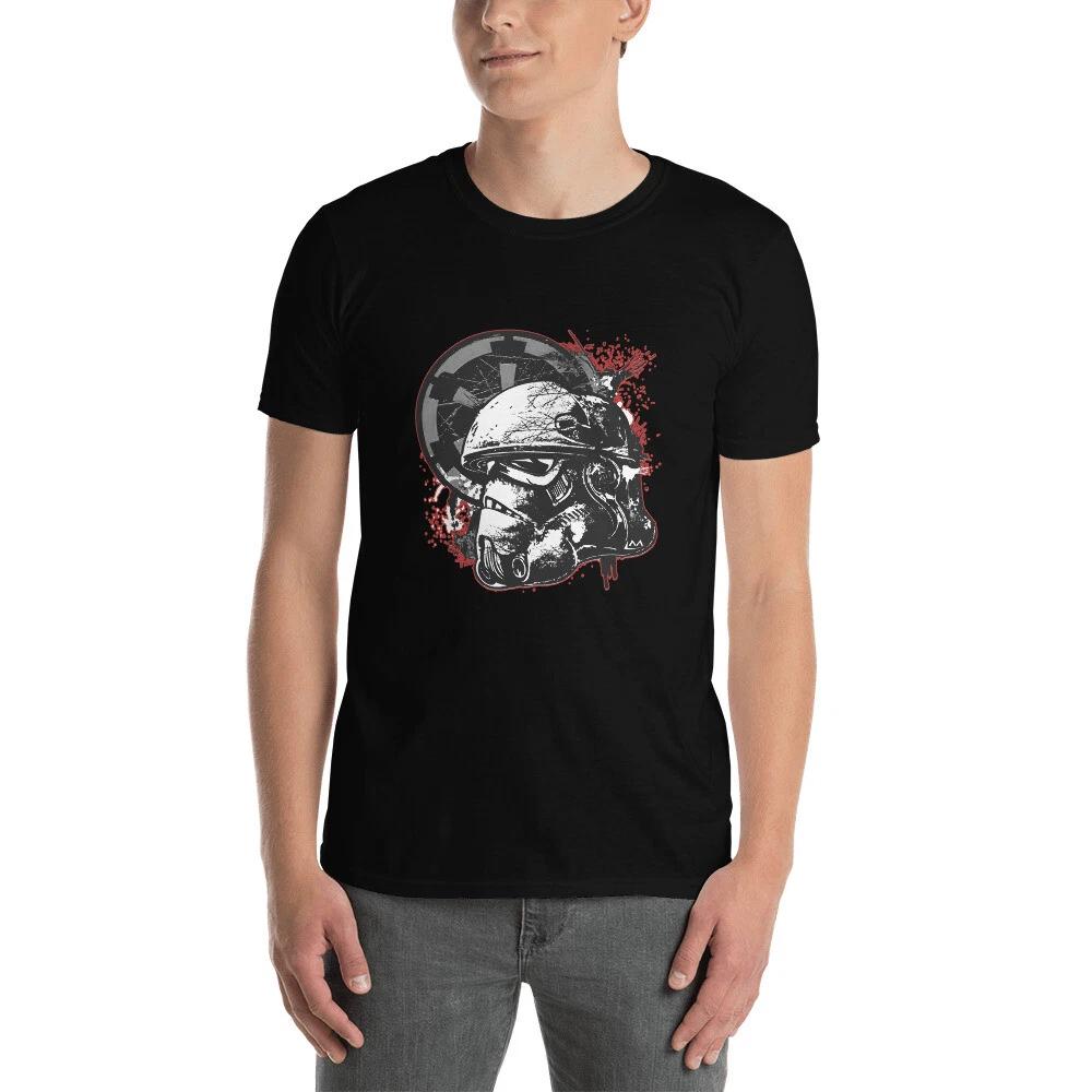STAR W HELMET ACTION MOVIE SCI FI FAN GRAPHIC Short-Sleeve Unisex T-Shirt M