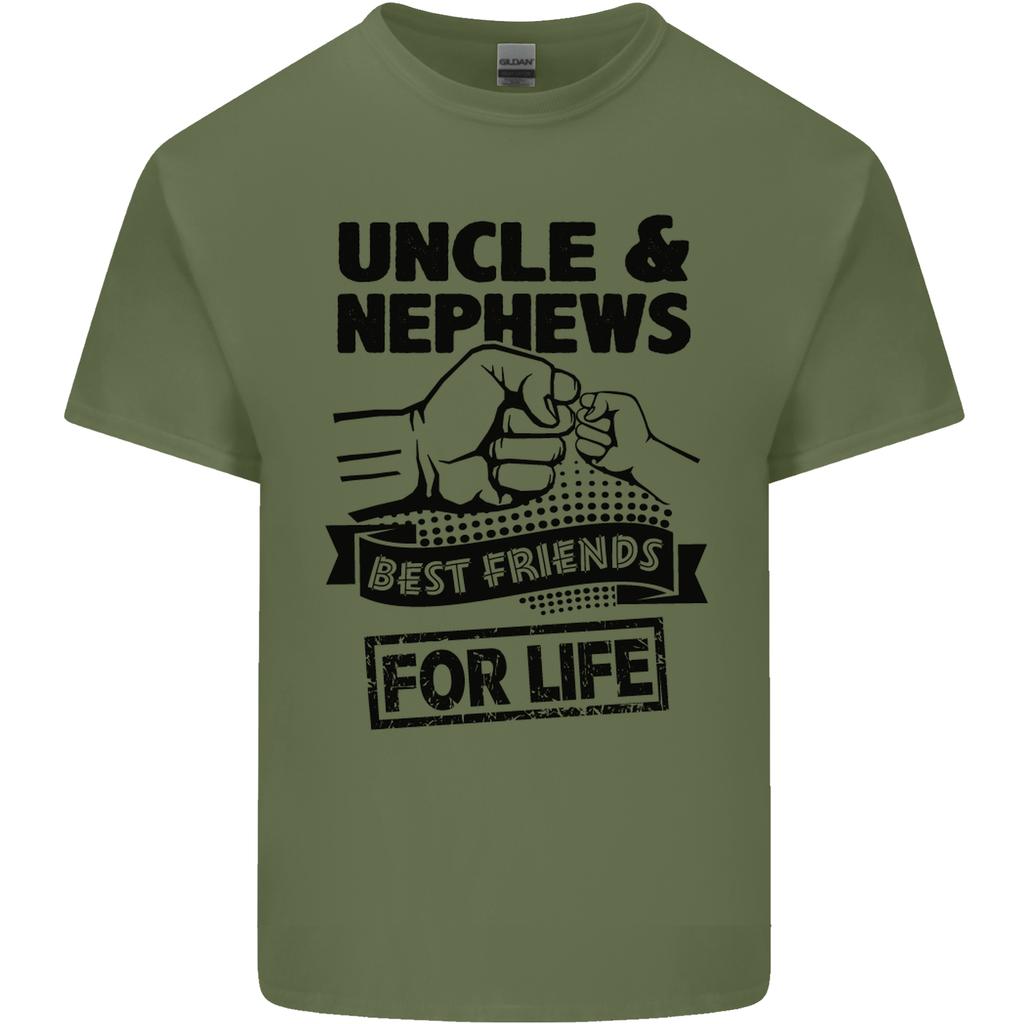 Uncle Nephews Best Friends Day Funny Unisexs Light Cotton TShirt