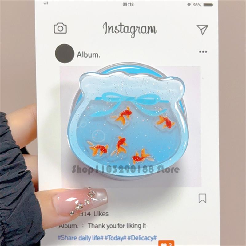 

Корея Зыбучий песок Шейк Аквариум Магнитный держатель Грип Ток Griptok Подставка-держатель для телефона Поддержка для iPhone для iPad Magsafe Smart Tok