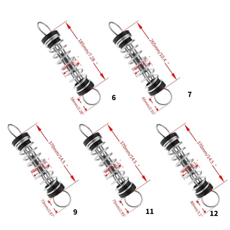 Heavy Duty Marine Mooring Spring Stainless Steel Shock Absorbing Spring For Boat Docking And Anchoring System D7YA