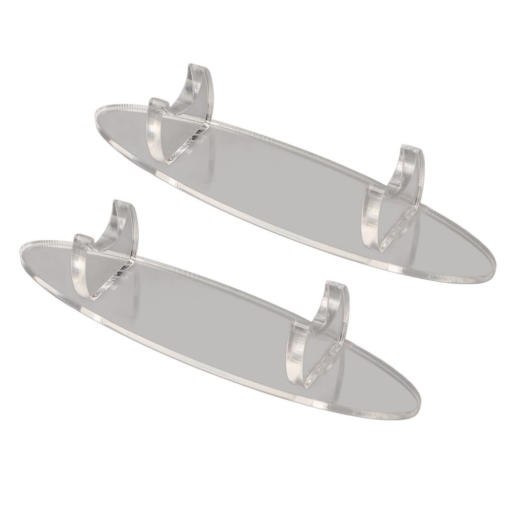 2PCS Pen Holder Display Stand Acrylic Desktop Pen Showcase Rack Organizer for Makeup Brush Paintbrush Home School