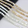 1 Strand Heart Natural Seawater Shell Beads 6mm 8mm 10mm 12mm Beading Loose Spacer Beads for Jewelry Making DIY Necklace Bracelet Accessories 38cm