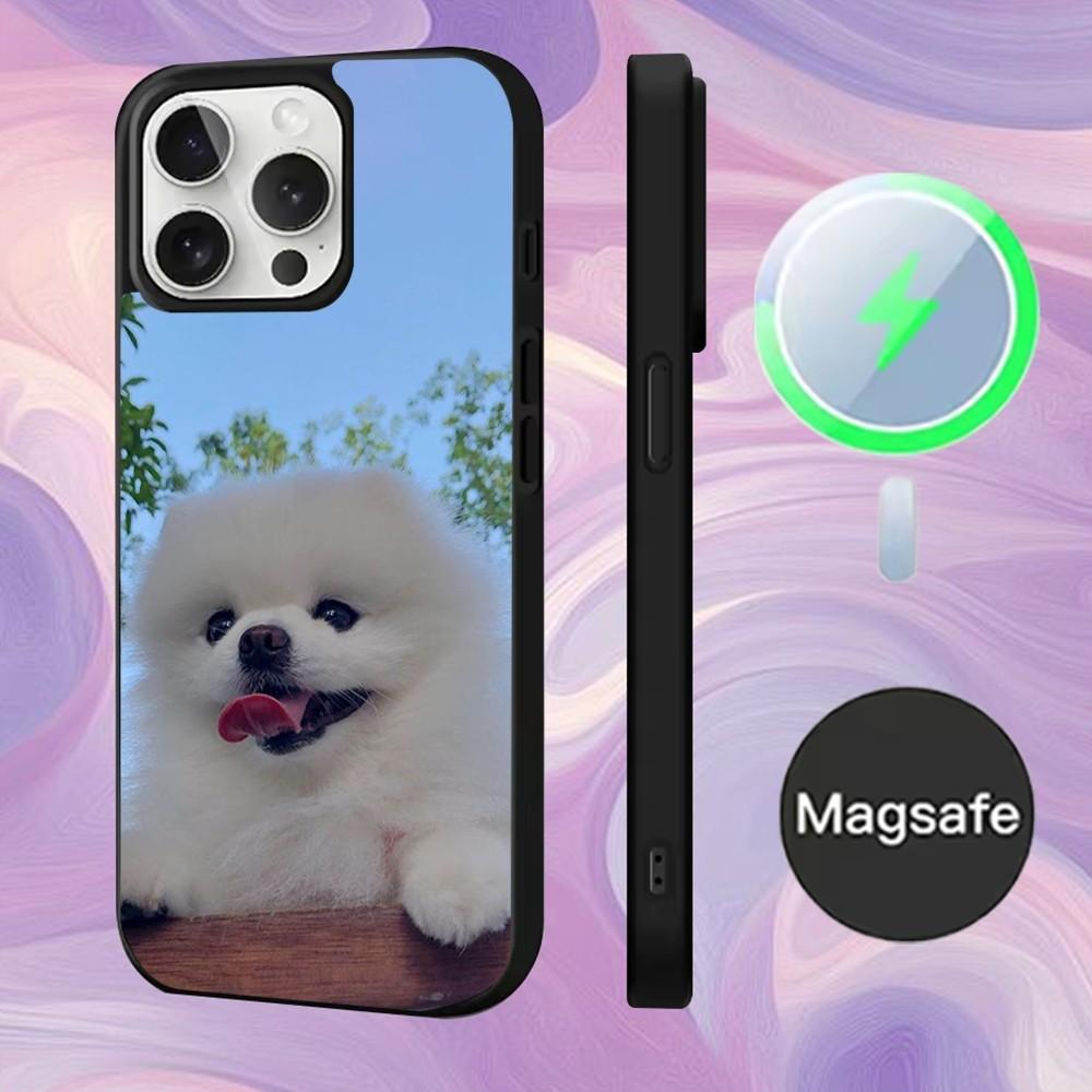 

Cute Pomeranian Dogs Phone Case For iPhone 16,15,14,13,12,11,Pro,Max,Plus,Mini,Magsafe,Magnetic Wireless Charging Case iPhone14pro