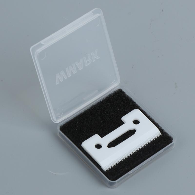 Ceramic Movable Blade 2-Hole Stagger-Tooth Ceramic Movable Blade For Magic Cordless Clip 8148 Hairdresser